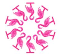 Artibetter 12pcs Flamingo Shaped Candy Boxes Plastic Small Containers with Seal Function for Theme Party and Wedding Party Versatile Snack Container Unique Design