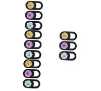 Artibetter 12pcs Flower Pattern Laptop Camera Cover Slide Webcam Privacy Protector for Phones and Laptops Easy Install Lightweight Self-adhesive Design for Privacy