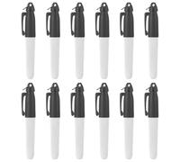 Artibetter 12pcs Golf Ball Marker Tool for Precise Alignment and Putting Practice, Portable Abs and Iron Golf Marking Device with Multi-scene Functionality for Office and Course Use