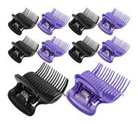 Artibetter 12pcs Hot Curler Clamp Hair Claw Clips for Women Abs Material Light Weight Will Not Damage Hair for Home
