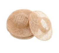 Artibetter 12pcs Mini Straw Hats Handwoven Craft Tiny Top Hats for DIY Doll Costumes Animal Figurines Beige Decorative Accessories for Handmade Projects