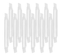 Artibetter 12pcs PVC Wall Clock Hands Protective Box Pressure-resistant Cover for Quartz Clock Pointer Guard Supplies with Inner Diameter Easy Installation for Wall Craft Projects