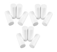 ARTIBETTER 12PCS White Polystyrene Foam Tubes Cylinders for Modeling DIY Crafts Educational Early Learning Paint Friendly Lightweight Rods for Floral Arrangements Wedding Decorations