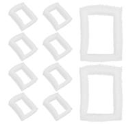Artibetter 12pcs White Sponge Filter Replacement for Pet Water Dispenser and Cat Water Fountain, Filters out Debris and Heavy Metal, Suitable for Home and Pet Store Use