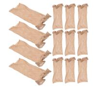 ARTIBETTER 12pcs Women’s Stretchy Stocking Wig Caps Elastic Polyester Hair Net Caps for Lace Wigs and Hair Extensions Nude Color Suitable for Daily Use and Styling