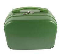 ARTIBETTER 14-inch Candy Green Makeup Organizer Case Portable Cosmetic Suitcase Small Travel Makeup Bag with Hard Shell for Home and On-The-go Storage