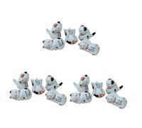 Artibetter 15 Pcs Porcelain Chopstick Rest Chopstick Container Fold Chopstick Stand Rest Doll Lucky Cat Daily Necessities Chopsticks Rest Holder Ceramic Chopsticks Holder Chopstick Pillow