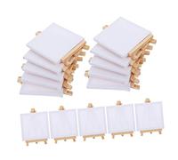 ARTIBETTER 15 Sets Wooden Easels and Canvas Frames for Painting Durable Oil and DIY Art Kits for Students Beginners and Home Decor Suitable for Watercolor Gouache Pastels Craft Projects