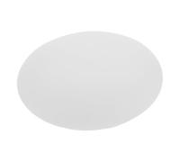 Artibetter 150mm White Frosted Glass Lamp Shade Globe Sphere Flat Oval Lampshade Replacement for Pendant Light Ceiling Fixture with Mounting Hardware, for Dining Areas and Indoor