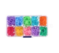 Artibetter 150pcs DIY Crochet Stitch Markers Plastic Clip Knitting Auxiliary Tools Lightweight and Easy to Store for Embroidery Knit and Quilt Projects