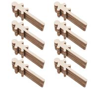 ARTIBETTER 150pcs Unfinished Wooden People Shapes for Crafts Paintable Wood Cutouts for DIY Puppets Classroom Activities Steam Supplies Painting Blanks