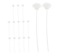 ARTIBETTER 15pcs PE Foam Flower Diffuser Sticks Artificial Fragrance Refill for Essential Oil Aroma Diffuser Decorative Faux Flower Scented Stem for Living Bedroom Office Use