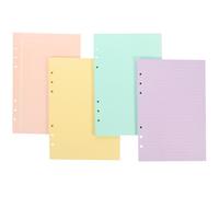 Artibetter 160 Sheets Loose-Leaf Planner Refill Paper with Binder Lined and Notepad Inserts for Notebook Writing Journaling and Organizing