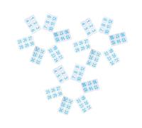 ARTIBETTER 18 Sheets Large Blue Number Stickers Self Adhesive Classroom Floor Dots Preschool Kindergarten Labels for Easy Positioning and Classroom Management