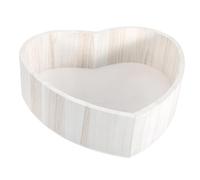 ARTIBETTER 1Pc Heart Shaped Wooden Posing Case Newborn Photography Prop for Cute Photo Shoots Home Decor for Newborns and Smooth Surface for Safe Use