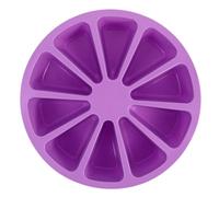 Artibetter 1pc Premium Food Grade Silicone Triangle Cake Mold Portion Non-Stick Baking Pan for Scones Chiffon Cakes Biscuits Cornbread Easy to Clean Uniform Wedge Shape Bakeware for DIY