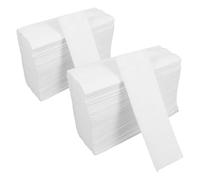 Artibetter 2 Pack Disposable Tabletop Napkin Dispenser with Quick Drying Absorbent Paper Napkins for Kitchen and Restaurant Use, White Paper Hand Towels for Dinner and Events