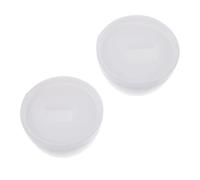 Artibetter 2 Pair Plastic Toilet Bolt Caps Decorative Cover for Toilet Floor Bolts Good Replacement Bathroom for Do-it-Yourself Project