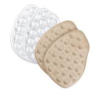 Artibetter 2 Pairs High Heel Forefoot Cushions with Gel and Lint Material for Comfortable Walk and Anti-Slip Protection, Suitable for Flats and Other Shoes