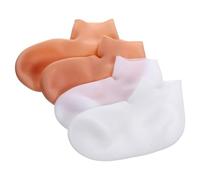 Artibetter 2 Pairs Moisturizing Socks for Cracked Feet Women Sebs Material Elastic Foot Cover Socks Heal Chapped Skin Suitable for Outdoor Travel and Long Time Wearing