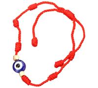 Artibetter 2 Pcs Adjustable Evil Eye String Bracelets for Men and Women, Handmade Woven Red Rope with Comfortable Fit and Decorative Charm, for Daily Wear or Gift