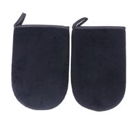ARTIBETTER 2 Pcs Black Self Tanning Gloves Applicator Mitts, Double-sided Sunless Tanning Mitt Set for Even Lotion Application and Streak-free Body Tanner