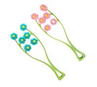 ARTIBETTER 2 Pcs Flower-shaped Facial Roller Massagers for Thin Face and Arm Massage, Multipurpose Beauty Devices for Face Contouring and Skin Care Random Color