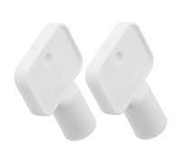 ARTIBETTER 2 Pieces Cardboard Key Hand Towel Dispenser Key Toilet Paper Dispenser Key Paper Towel Dispenser Key Toilet Paper Holder Abs White