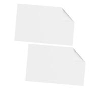 Artibetter 2 Rolls Static Cling Whiteboard Sticker Erasable Dry Erase Label Resistant to Damage White Pp Material Large Whiteboard for Wall Planning and Doodling