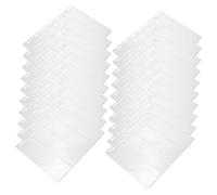 ARTIBETTER 20 Sheets Stamp Album Pages with Standard Binder Transparent Single-sided Collectors Stock Pages for Paper Money Coins and Stamp Collection Supplies