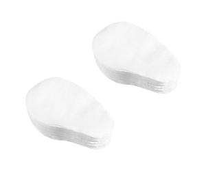Artibetter 200pcs Convenient Household Eye Pads with Good Skin Adhesion and Easy to Tear Features Plant Material Mango-shaped Eye Masks for DIY Film Care and Outdoor Travel