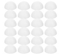 Artibetter 200pcs Half Foam Balls for Crafts: 3cm White Polystyrene Demi Sphere Balls for DIY Crafts, Flower Arrangements & Christmas Decorations