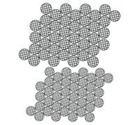 Artibetter 200pcs Mesh Screen Bonsai Grid Drainage Mesh Mat for Indoor Planting and Home Use, round Black Pp Flowerpot Bottom Mat with Sturdy Breathable Design, Can Be Cut to Size