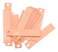 Artibetter 20pcs Copper Strips for Saltwater Battery Physics Experiment Set with Reliable Voltage Output and Reusable Materials, Suitable for Classroom and School Science Lab Projects