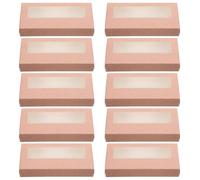 Artibetter 20pcs False Eyelash Packaging Cases Empty Lash Boxes with Glitter Paper Material and Lid for Safe Storage and Portable Cosmetics Organisation