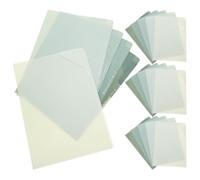 ARTIBETTER 20pcs Gradient Plastic L-Shaped File Folders for Documents, Sturdy Design with Space Optimization, Plastic Folders for Home and Induction Training Organiser