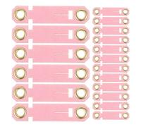 Artibetter 20pcs Parrot Leg Ring Reusable Poultry Bird Foot Bands for Parakeets Cockatiel Pigeon Identification Training Rings