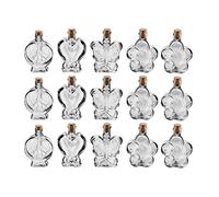 Artibetter: 20pcs Plastic Cork Bottles Rustic Wedding Favors for Crafts, Party Decorations, Trinkets, and Message Storage