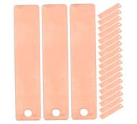 Artibetter 20pcs Saltwater Battery Copper Plate for Science Education, Pure Copper Anode Strip Reliable Voltage Output and Easy Experiment Setup, for DIY Science Projects and School Learning