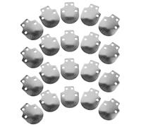 ARTIBETTER 20pcs Stainless Steel Metal Fish Scale Armor Plates for Warrior Costume, Lightweight and Easy to Sew Decorative Renaissance Crafting Supplies for Halloween and Theater Knight