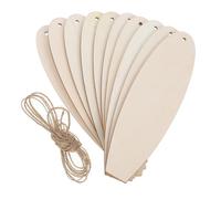 Artibetter 20pcs Surfboard Shape Wood Cutout Hanging Decorations Creative Aesthetic Khaki Wooden DIY Craft for Wall Or Door Hanging Christmas Beach Theme Ornaments