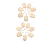 ARTIBETTER 20pcs Unfinished Wooden Hanukkah Dreidels for DIY Craft Painting Natural Wood Spinning Tops for Family Games Holiday Decorations Educational Activities and Festive Fun
