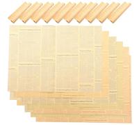 ARTIBETTER 20pcs Vintage Kraft Paper Wrapping Papers Thick Tear-resistant Brown Newspaper Style for Christmas Wrapping and Floral Packaging Color