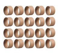 Artibetter 20pcs White Paper Core Tube Craft Paperboard Toys for Childrens Toys Cardboard Cylinder Toys Toilet Kraft Paper Cardboard Core Towel DIY Continuous Volume Carton