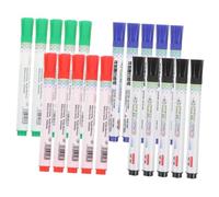 Artibetter 20pcs Whiteboard Markers Thick Tip Marking Pens for School Office and Home Use Black Red Blue Green Each