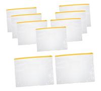 ARTIBETTER 20pcs Zipper File Storage Folder Portable File Organizer for School Office and Travel and Practical Document Holder for Letters and Important Papers Random Color
