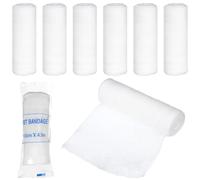 ARTIBETTER 24 Rolls Gauze Bandage Rolls 24 Rolls 10cm X 4.5m White, Cuttable Gauze Wraps for First Aid Kit, Gentle Skin, Absorbent