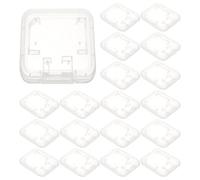 Artibetter 24pcs 24pcs Portable Memory Card Cases Transparent Storage Box Compact Organizer for Travel and Daily Use