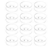 Artibetter 24pcs Double Sided Suction Cups 30mm PVC Heavy Duty Removable Suction Pads for Car Shade, Kitchen and Bathroom Wall Organization, Window Glass Door Hooks