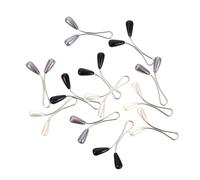 Artibetter 24pcs Pearl Hijab Fixed Pins Scarf Brooch Clips with Steel Needle, U-shaped Design, Not Easy to Deform or Break, Easy to Wear, for Parties and Weddings